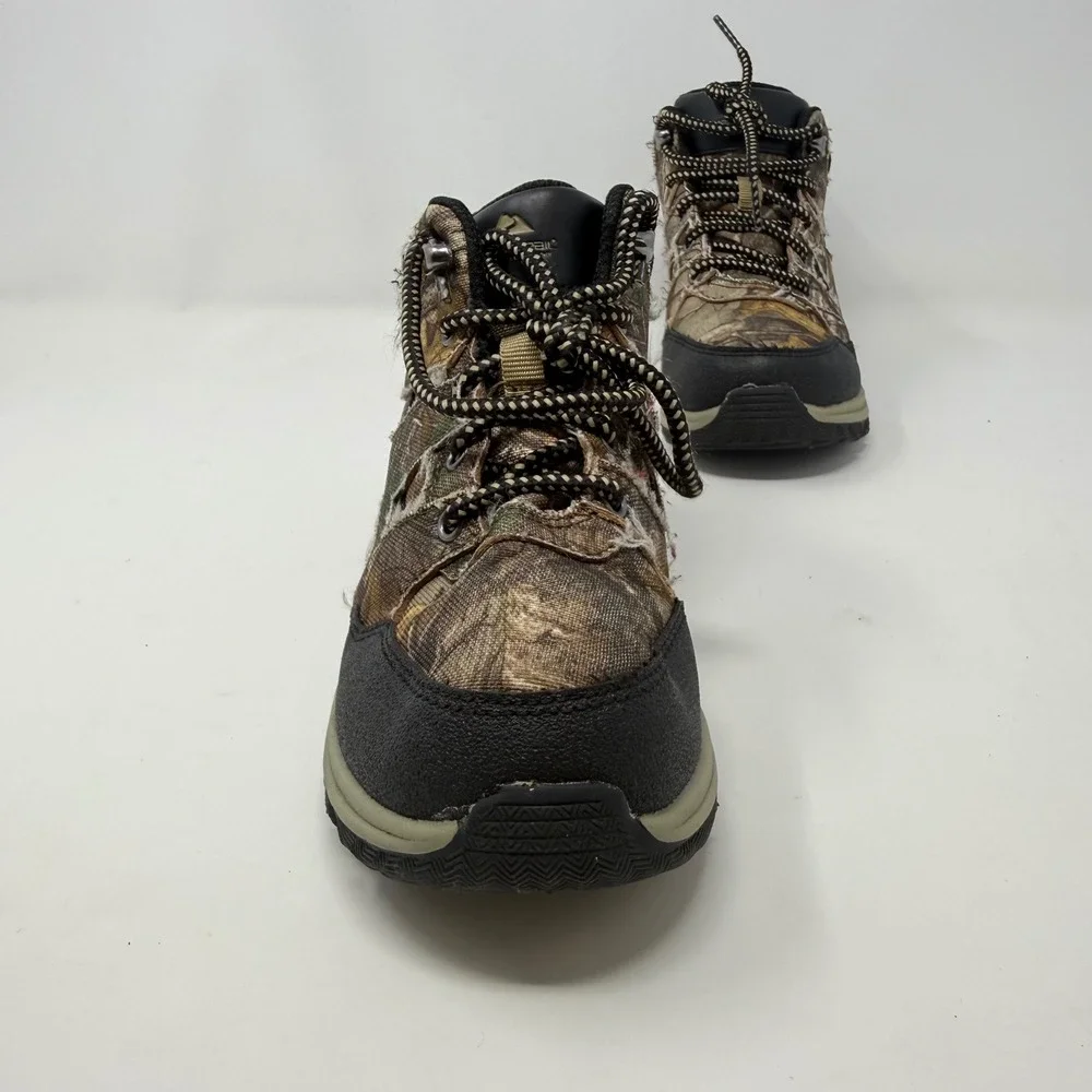 Ozark Trail Boys Realtree Edge Camo Hiking Boots Brown Black Size 1 YOT45CJ517
